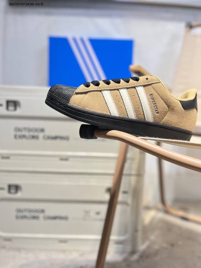 全新配色# 阿迪达斯Adidas三叶草 Adidas Wb Jabbar Originals Superstar 贝壳头系列低帮经典百搭休闲运动Jq3221 Q