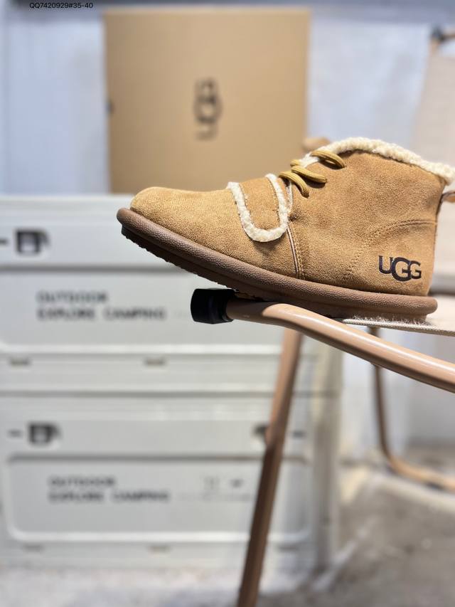 Ugg 雪地靴 防水麂绒皮革鞋面 美国轻奢品牌Ugg W Neuel尼瓦尔系列秋冬新款防污系列休闲保暖20251108 Qq7420929#35-40
