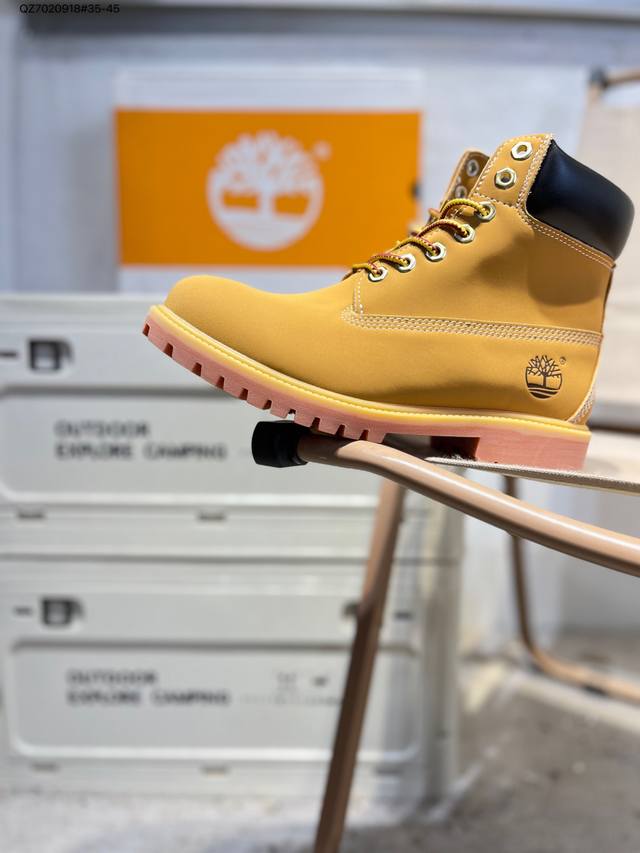 Timberland添柏岚 天伯伦 户外高帮休闲大黄靴系列 冬季防寒户外专用 日常随意搭配 原盒原包装010061 Qz7020918#35-45