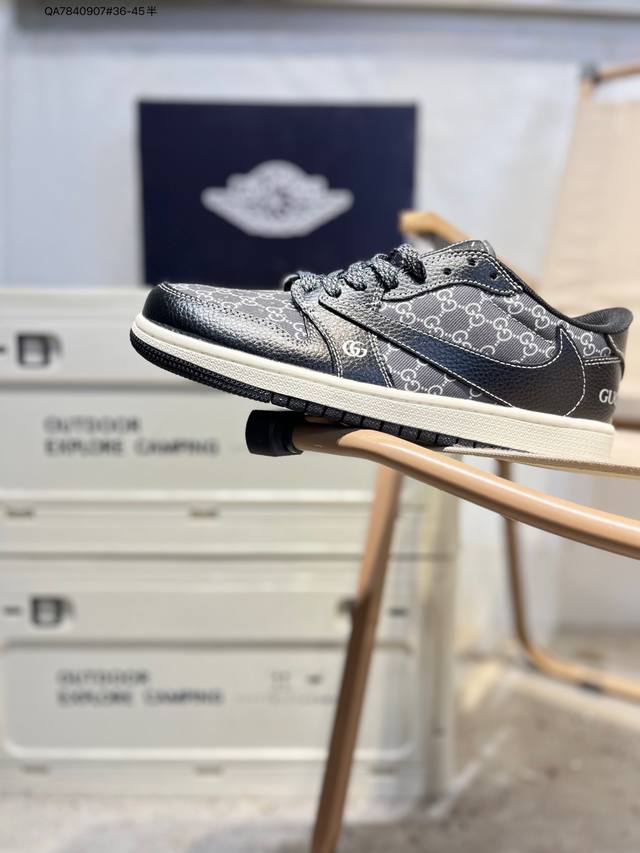 公司级头层皮乔丹Air Jordan 1 Low Aj1低帮系列篮球鞋 官方同步配色 原装级产物 #拒绝公底 立体鞋型 细节完美 高清洁度Xs2025 Qa78