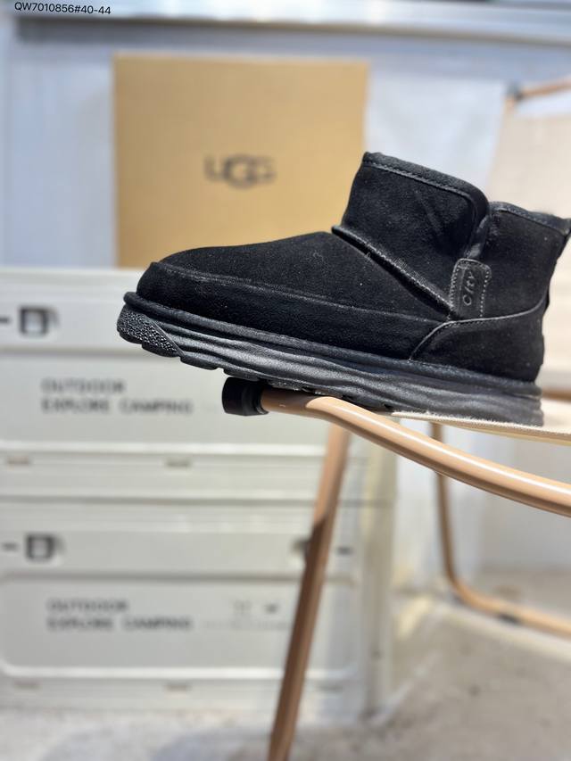 Ugg 雪地靴 防水麂绒皮革鞋面 美国轻奢品牌Ugg W Neuel尼瓦尔系列秋冬新款防污系列休闲保暖毛毛舒适便鞋女雪地靴3280 Qw7010856#40-4