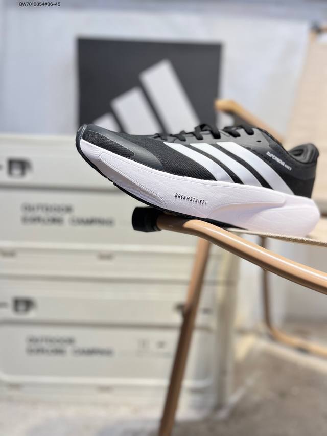 Adidas Adizero Adios pro 4 M马拉松飞线贾卡轻质透气休闲运动跑步鞋 采用双层透气网纱 Flywire动态飞线绑缚鞋面材质 内置Zoom