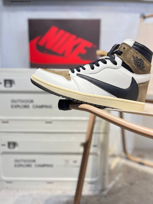 Nike Air Jordan 1 High Og Ts Sp Aj1代迈克尔 乔丹高帮耐克经典复古百搭休闲文化运动篮球鞋 纯原口碑大厂出品全系列原楦原纸板开发