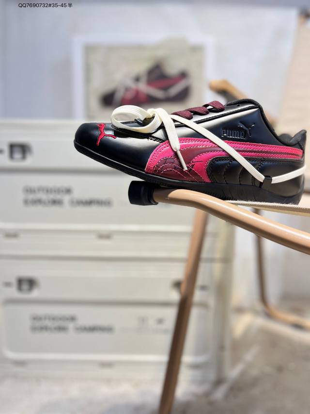 Rose X puma彪马 Speedcat 系列 联名款 赛车 德训双鞋带 绑带休闲运动低帮板鞋 以趣味十足又前卫复古的设计引领潮流 将赛道精神融入街头时尚