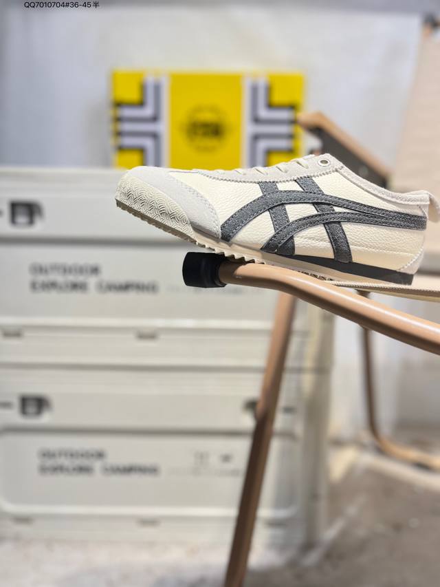 Onitsuka Tiger Mexico 66 鬼冢虎 墨西哥升级版系列低帮复古经典虎爪百搭休闲皮革慢跑鞋1183C015 Qq7010704#36-45半