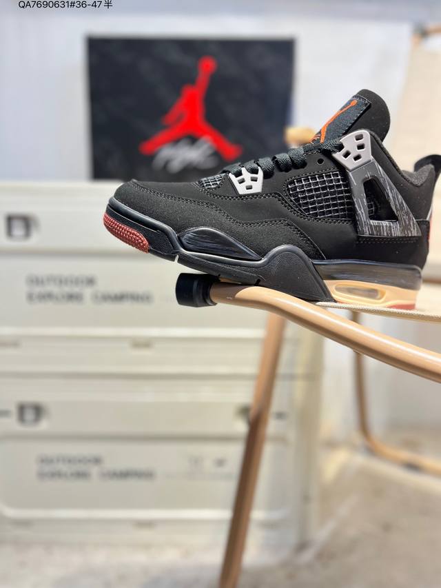 Air Jordan 4 Retro Black Military Blue 迈克尔 乔丹Aj4代中帮复古休闲运动文化篮球鞋Iv6048 Qa7690631#3
