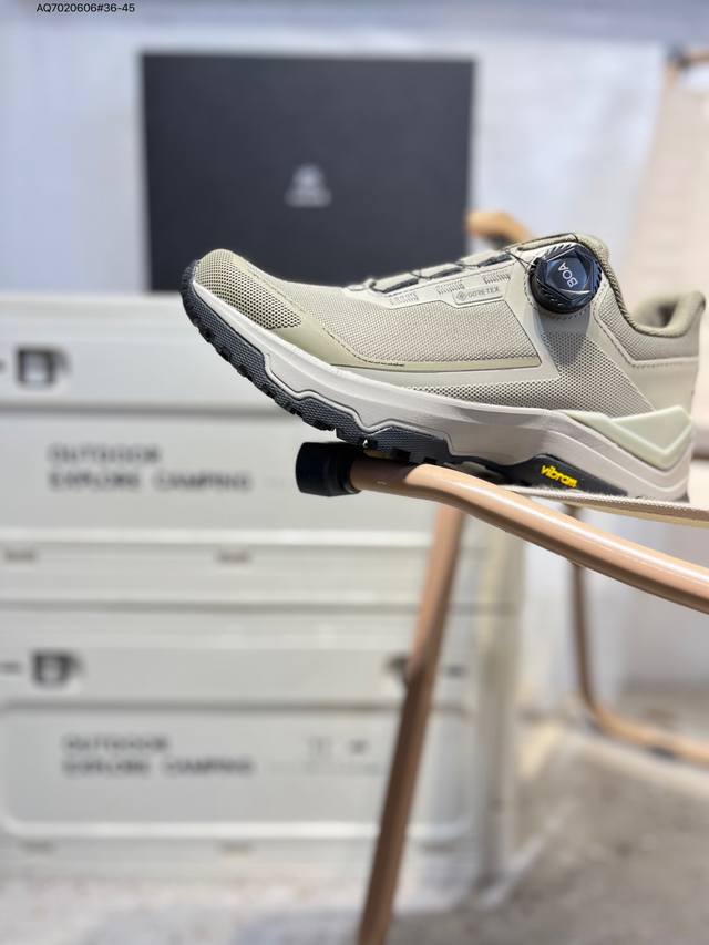 凯乐石Kailas 界山Gtx Boa 户外低帮防水登山徒步鞋 大厂出品 鞋面采用Gore-Tex全袜套防水科技。鞋带采用 Boa 旋钮快速穿脱系统。Eco-S