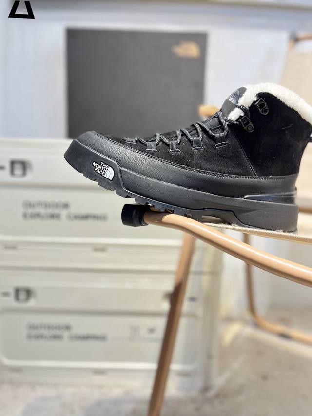 加毛款原楦型开发纸版#采用防剐蹭复合牛津布料组合模塑鞋头橡胶片鞋面材质#中底嵌入Eva缓震组合耐磨锯齿耐磨橡胶大底北面机能风鞋太酷了著名户外品牌-北面 The