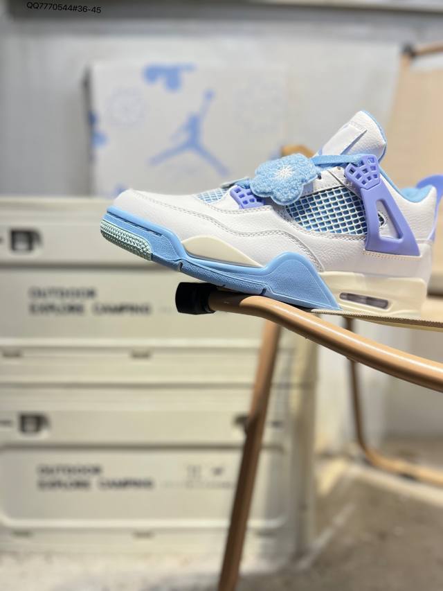 Air Jordan 4 Retro Black Military Blue 迈克尔 乔丹Aj4代中帮复古休闲运动文化篮球鞋Hv0823 Qq7770544#3