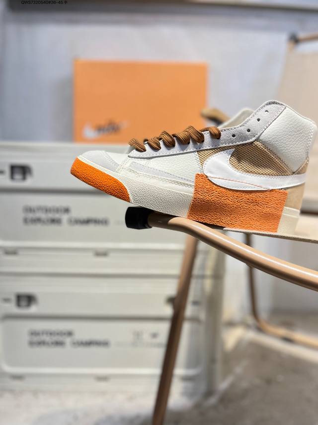 耐克Nike Wmns Blazer Low Lx 开拓者低帮厚底百搭休闲运动板鞋Dq7673 Qws7320540#36-45半