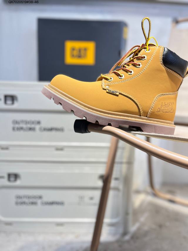 Cat 卡特 硬汉推土机品牌 系列工装休闲鞋 天猫同款 全新出炉 工艺品质 专为高端海淘代购客户准备 鞋面采用头层磨砂牛皮 此款每年销量爆炸Qx7020519#