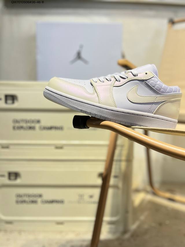 公司级头层皮乔丹Air Jordan 1 Low Aj1低帮系列篮球鞋 官方同步配色 原装级产物 #拒绝公底 立体鞋型 细节完美 高清洁度Im5129 Qw70