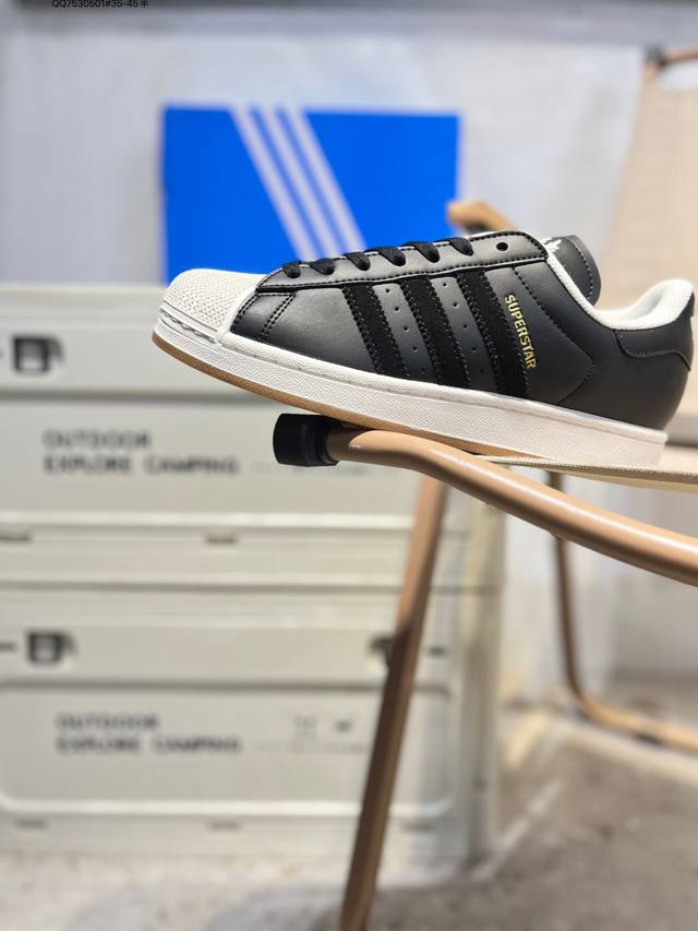 全新配色# 阿迪达斯Adidas三叶草 Adidas Wb Jabbar Originals Superstar 贝壳头系列低帮经典百搭休闲运动Jq3214 Q