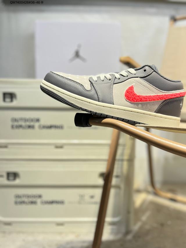 公司级头层皮乔丹Air Jordan 1 Low Aj1低帮系列篮球鞋 官方同步配色 原装级产物 #拒绝公底 立体鞋型 细节完美 高清洁度Im6565 Qw74