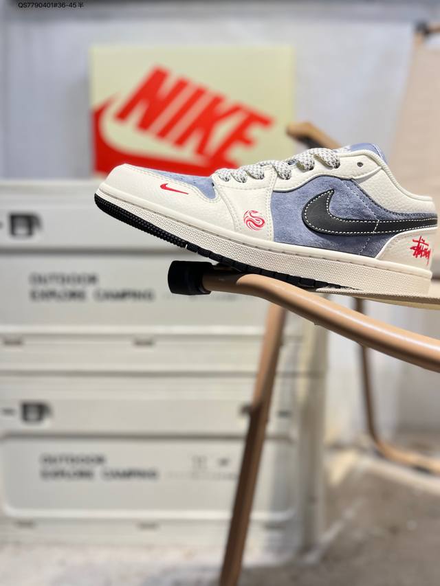 公司级头层皮乔丹Air Jordan 1 Low Aj1低帮系列篮球鞋 官方同步配色 原装级产物 #拒绝公底 立体鞋型 细节完美 高清洁度Xx3318 Qs77