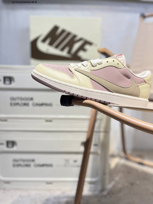Air Jordan 1 Low Golf Sp Neutral Oliv Aj1乔丹一代高尔夫版系列低帮经典复古文化休闲运动鞋“Ts联名倒钩”Dm7866 Q