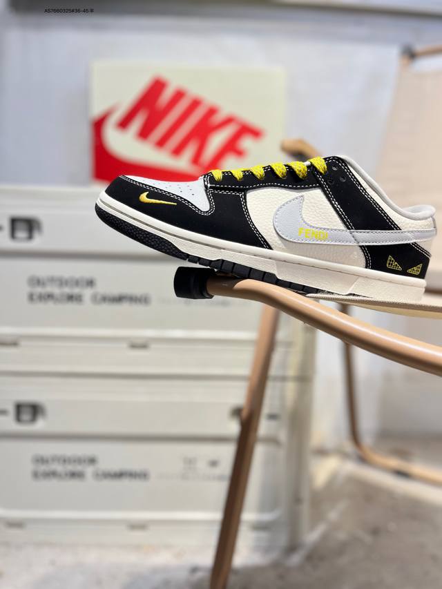 芬迪 X Nike Sb Dunk Low 大厂出品 极力推荐 新配色 原装头层材料 独家版型蒸餾加工 帶來的是更好的视觉和脚感体验 大厂纯原品质出货 清洁度