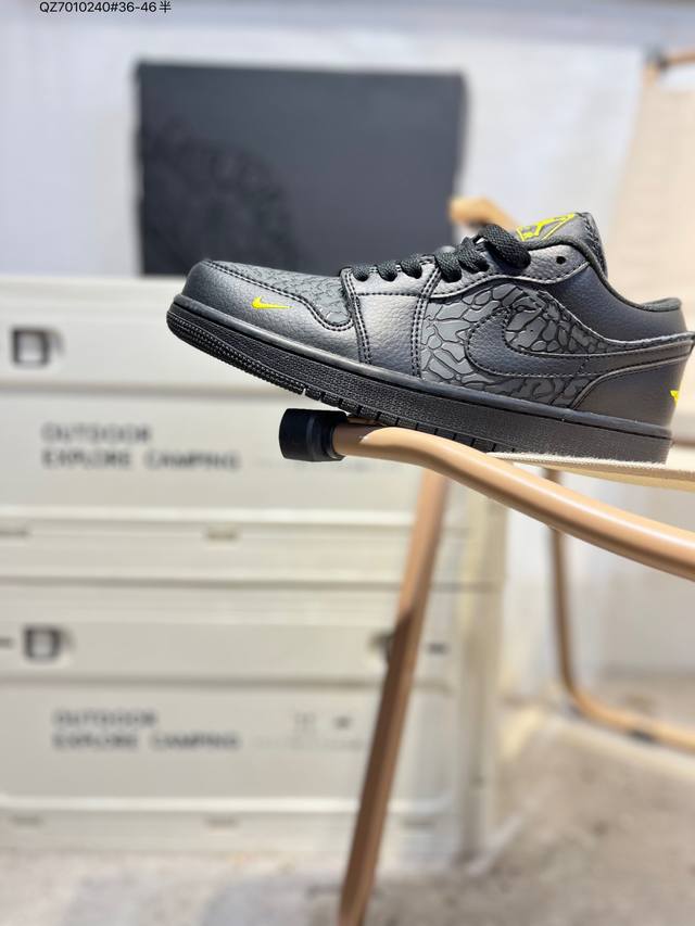 公司级头层皮乔丹Air Jordan 1 Low Aj1低帮系列篮球鞋 官方同步配色 原装级产物 #拒绝公底 立体鞋型 细节完美 高清洁度Im6568 Qz70