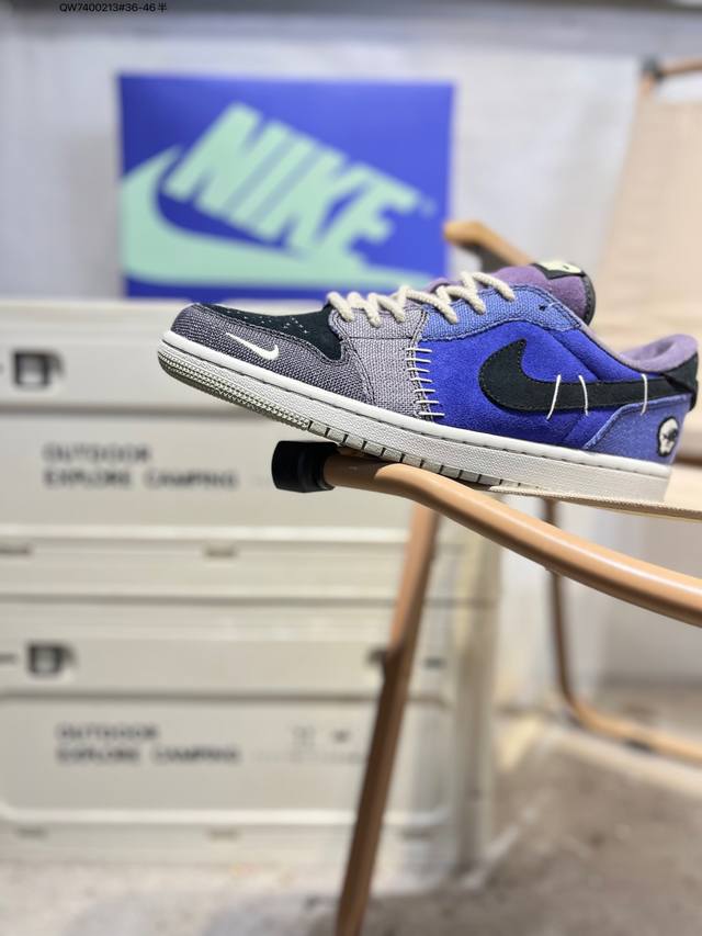 公司级头层皮乔丹Air Jordan 1 Low Aj1低帮系列篮球鞋 官方同步配色 原装级产物 #拒绝公底 立体鞋型 细节完美 高清洁度Ih2309 Qw74