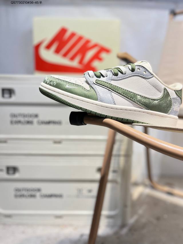 公司级头层皮乔丹Air Jordan 1 Low Aj1低帮系列篮球鞋 官方同步配色 原装级产物 #拒绝公底 立体鞋型 细节完美 高清洁度Dm9288 Qs77