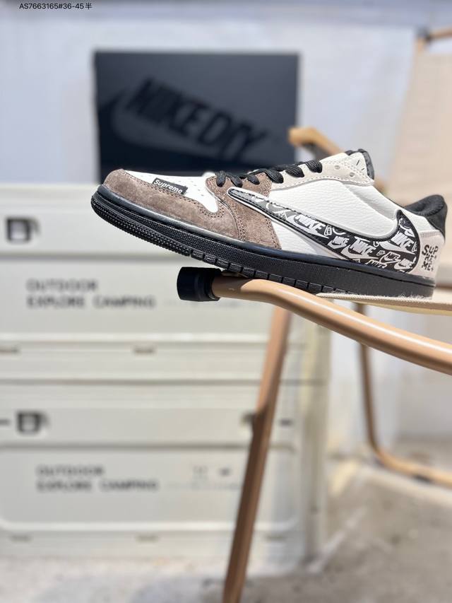 公司级头层皮乔丹Air Jordan 1 Low Aj1低帮系列篮球鞋 官方同步配色 原装级产物 #拒绝公底 立体鞋型 细节完美 高清洁度Dz5899 As76