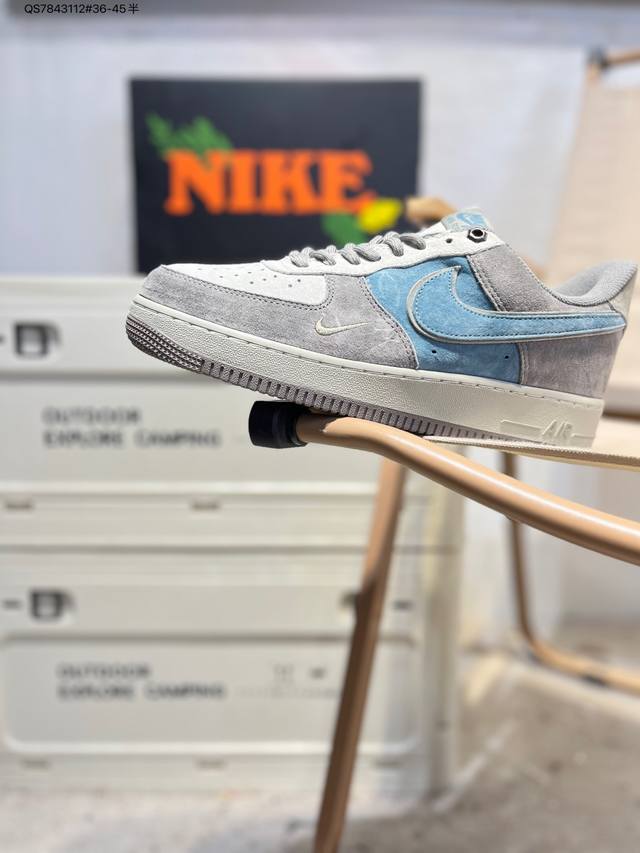 Nk Air Force 1'07 Low 空军一号低帮休闲板鞋 #定制皮料 原楦原纸板 纯正空军版型 高清洁度 内置全掌气垫Dy9867 Qs7843112#