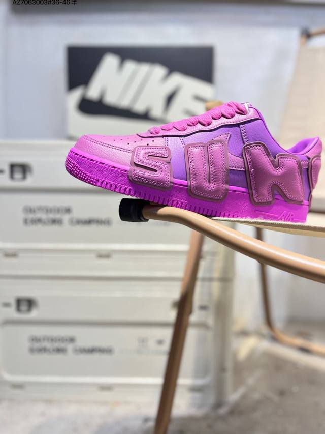 Cpfm X Nk Air Force 1 Low 空军一号系列低帮板鞋 纯原生产线出品 经典百搭休闲运动板鞋“联名放大补丁字母”近日，A Ap Bari 在其