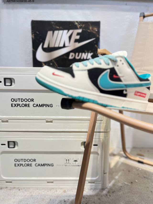 Supreme X Nike Sb Dunk Low 大厂出品 极力推荐 新配色 原装头层材料 独家版型蒸餾加工 帶來的是更好的视觉和脚感体验 大厂纯原品质出货