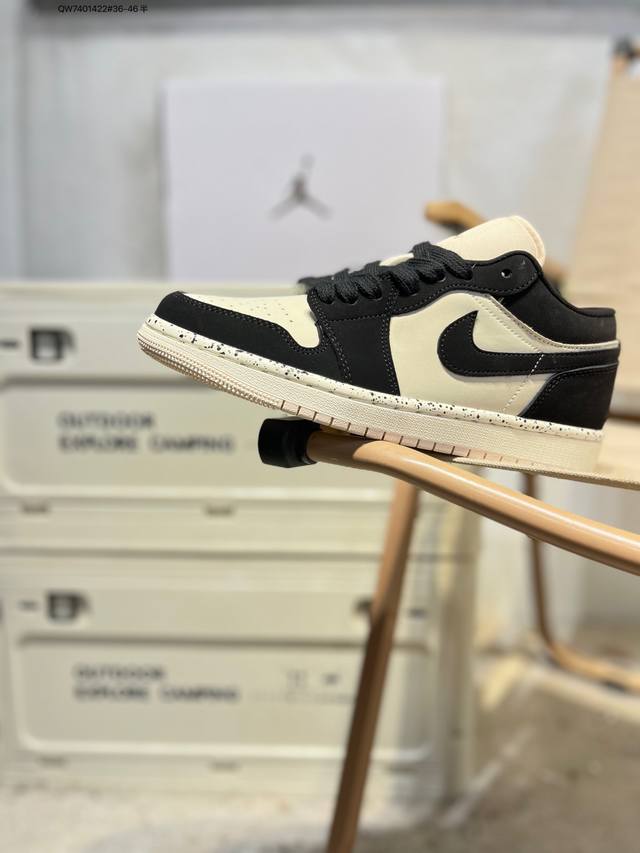 公司级头层皮乔丹Air Jordan 1 Low Aj1低帮系列篮球鞋 官方同步配色 原装级产物 #拒绝公底 立体鞋型 细节完美 高清洁度Dc0774 Qw74