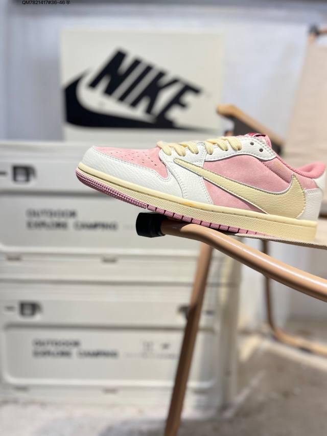 Air Jordan 1 Low Golf Sp Neutral Oliv Aj1乔丹一代高尔夫版系列低帮经典复古文化休闲运动鞋“Ts联名倒钩”Dm7866 Q