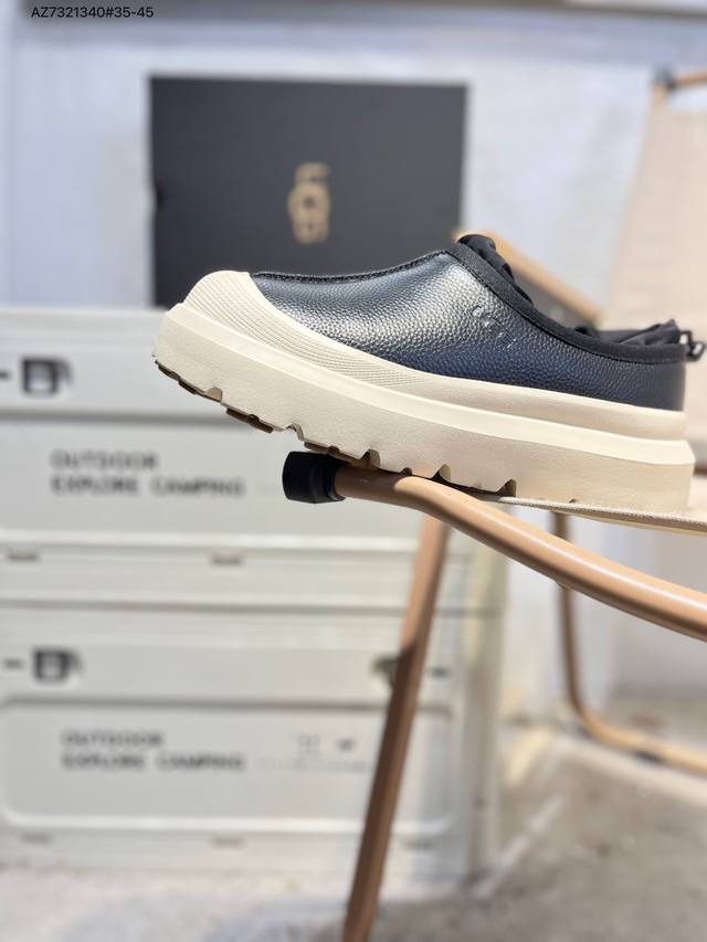 Ugg 百搭单品 秋冬新品,机能撞色王一博代言热门大爆款！ 半包头套脚进口隆丰一级羊皮毛一体 代购专供品质 高弹Modern中底 外置防滑大底 套脚抽绳设计 穿