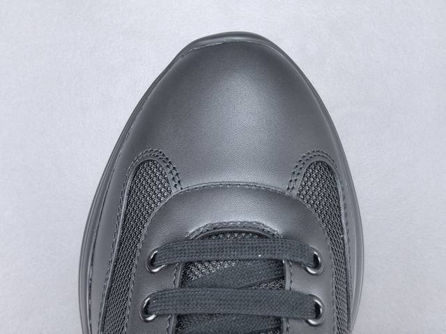 渠道优势 专柜版 普拉达 prada America's Cup 漆皮 圆头系带时尚防滑耐磨 低帮运动鞋 尺码 38 39 40 41 42 43 44 45