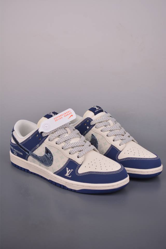 Nike Sb Dunk Low Lv联名 纯原大厂出品 极力推荐 原装头层材料 独家版型蒸餾加工 帶來的是更好的视觉和脚感体验 大厂纯原品质出货 清洁度 电绣