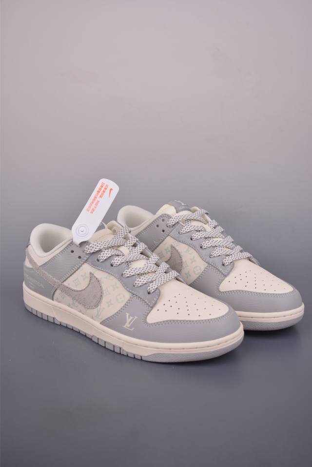 Nike Sb Dunk Low Lv联名 纯原大厂出品 极力推荐 原装头层材料 独家版型蒸餾加工 帶來的是更好的视觉和脚感体验 大厂纯原品质出货 清洁度 电绣