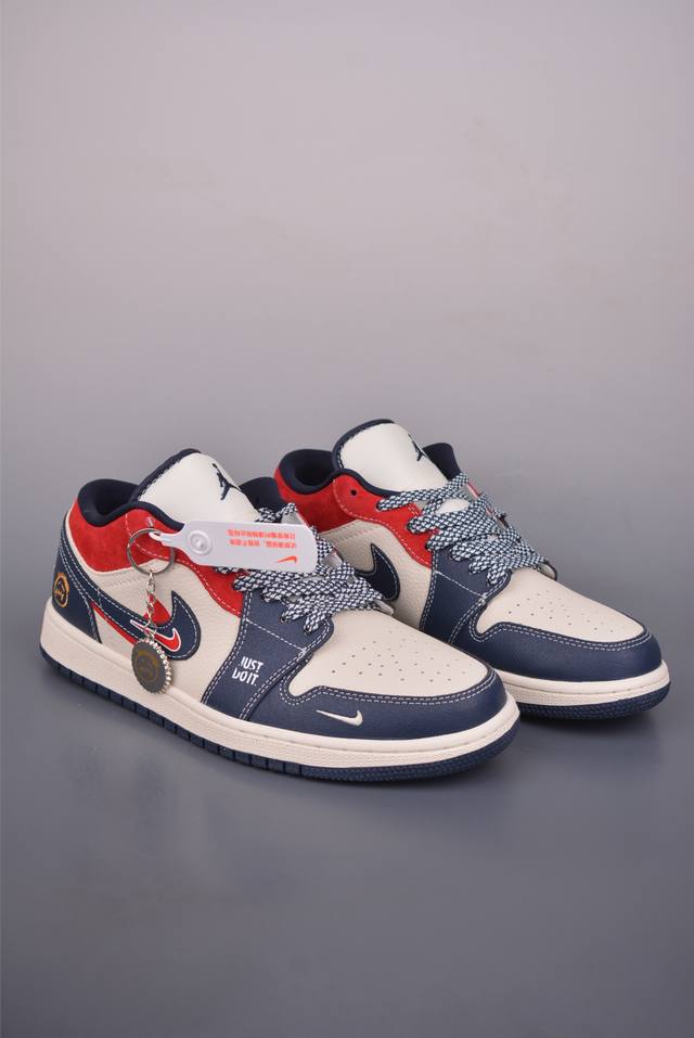 Nike Jordan Air Jordan 1 Just Do It 联名 纯原大厂出品 极力推荐 定制鞋盒 大厂纯原品质出货 超高清洁度 皮料切割干净无任何