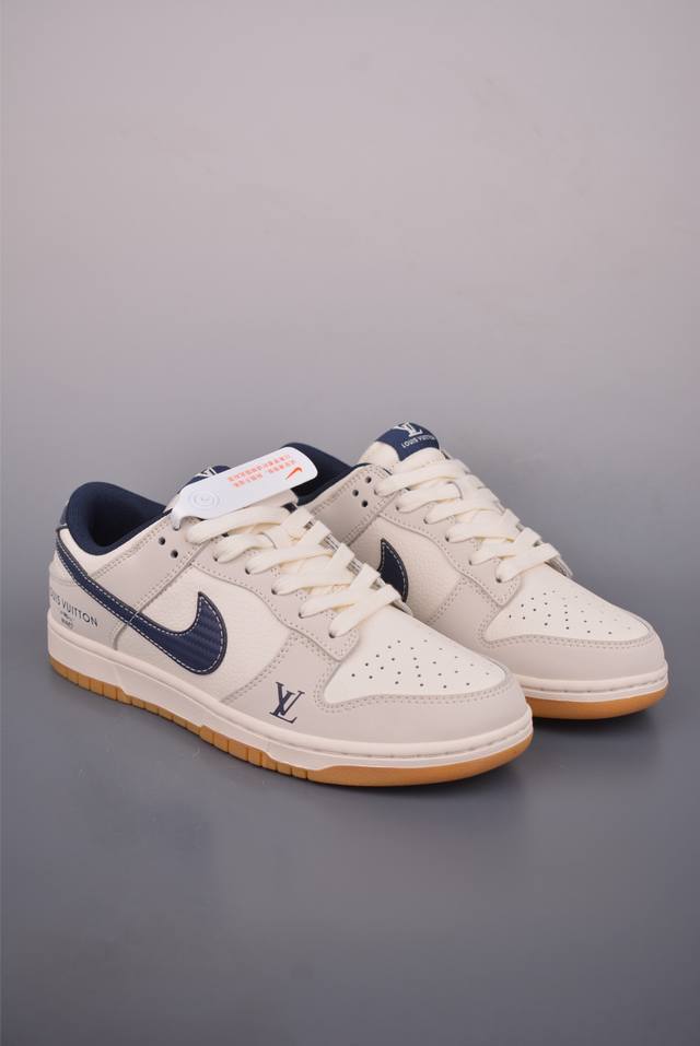 Nike Sb Dunk Low Lv联名 纯原大厂出品 极力推荐 原装头层材料 独家版型蒸餾加工 帶來的是更好的视觉和脚感体验 大厂纯原品质出货 清洁度 电绣