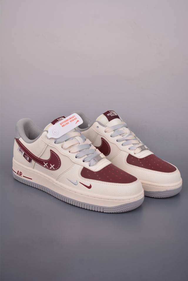 Nike Air Force 1 Low 斯图西X北面 原楦头原纸板 打造纯正空军版型 专注外贸渠道 全掌内置蜂窝气垫 原盒配件 原厂中底钢印、拉帮完美 官方货