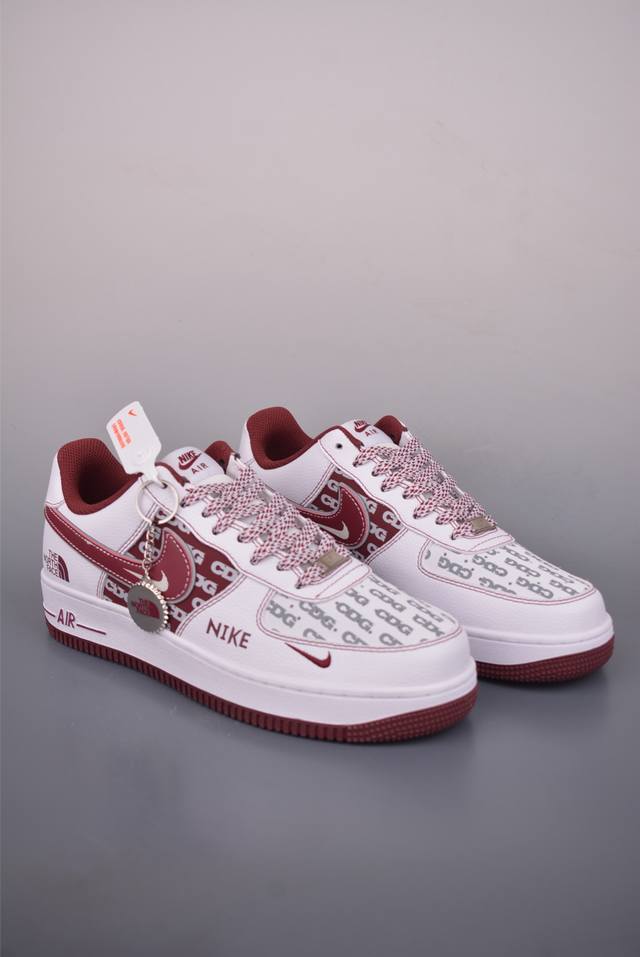 Nike Air Force 1 Low 北面联名 原楦头原纸板 打造纯正空军版型 专注外贸渠道 全掌内置蜂窝气垫 原盒配件 原厂中底钢印、拉帮完美 官方货号: