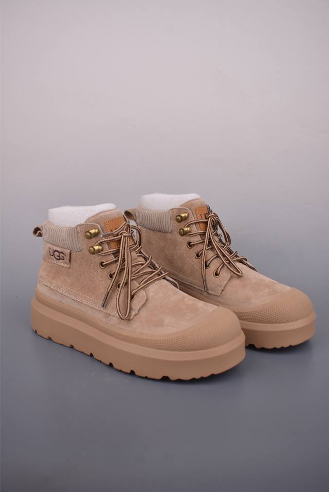 美国轻奢品牌 Ugg M Tasman Weather Hybrid 塔斯曼混合系列中帮厚底轻量休闲马丁靴 男士高帮休闲马丁靴系列代购专供品质 高弹Modern
