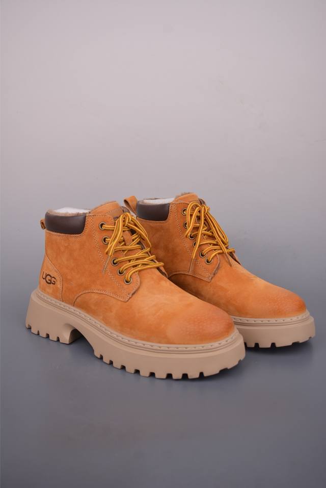 美国轻奢品牌 Ugg M Tasman Weather Hybrid 塔斯曼混合系列中帮厚底轻量休闲马丁靴 男士高帮休闲马丁靴系列代购专供品质 高弹Modern