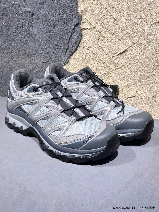 Salomon Xt-Quest Gtx 萨洛蒙户外越野跑鞋 491276 22 #鞋面采用Sensifit贴合技术 全方位贴合包裹脚型 鞋跟部鞋底牵引设计 提