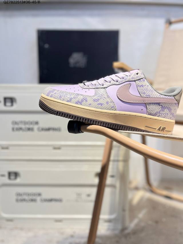Nk Air Force 1'07 Low 空军一号低帮休闲板鞋 #定制皮料 原楦原纸板 纯正空军版型 高清洁度 内置全掌气垫Hf2898 Qz7822513#