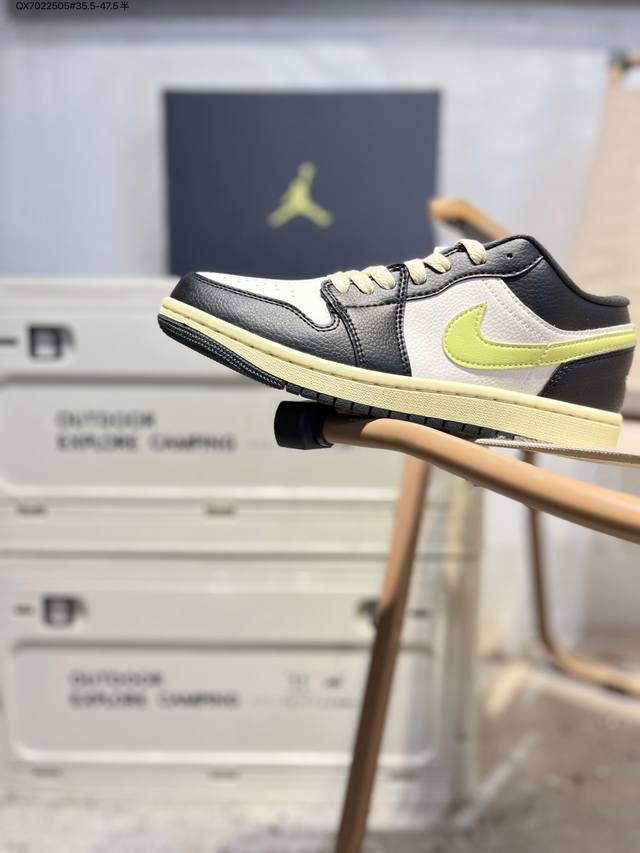 公司级头层皮乔丹Air Jordan 1 Low Aj1低帮系列篮球鞋 官方同步配色 原装级产物 #拒绝公底 立体鞋型 细节完美 高清洁度Hq3009 Qx70