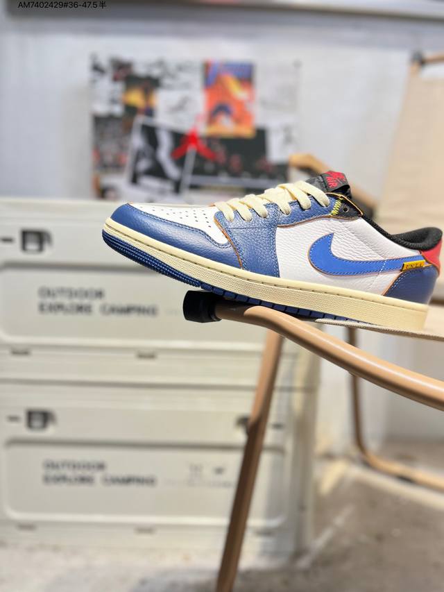 公司级头层皮乔丹Air Jordan 1 Low Aj1低帮系列篮球鞋 官方同步配色 原装级产物 #拒绝公底 立体鞋型 细节完美 高清洁度Hq6998 Am74