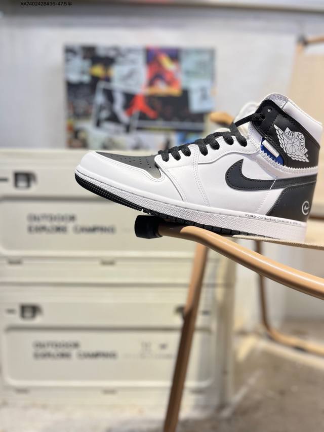 公司级头层皮Air Jordan 1 Retor Aj1经典复古高帮百搭文化篮球鞋 采用软质纳帕头层皮革鞋面#原厂立体填充鞋舌海绵#中底注胶孔及缜密中底拉帮工艺