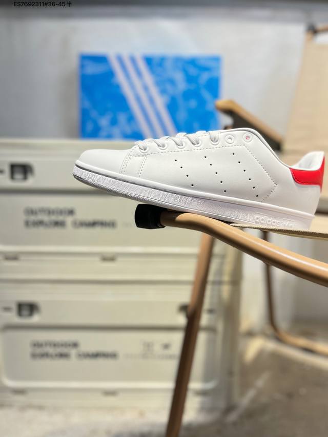 阿迪达斯Adidas 三叶草 Stan Smith pf W 情侣经典 史密斯 休闲运动板鞋S75104 Es7692311#36-45半
