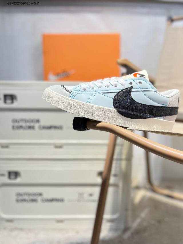 耐克Nike Wmns Blazer Low Lx 开拓者低帮百搭休闲运动板鞋Dq1470 Cs7822309#36-45半