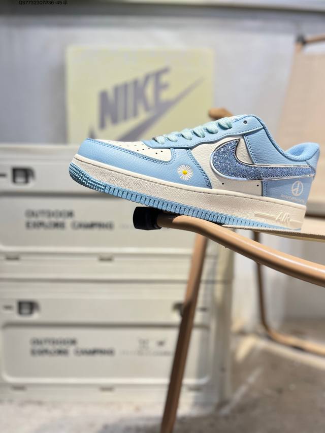 Nk Air Force 1'07 Low 空军一号低帮休闲板鞋 #定制皮料 原楦原纸板 纯正空军版型 高清洁度 内置全掌气垫Qy6818 Qs7732307#