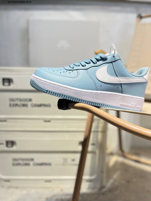 Nk Air Force 1'07 Low 空军一号低帮休闲板鞋 #定制皮料 原楦原纸板 纯正空军版型 高清洁度 内置全掌气垫Fj4146 Qx7062233#