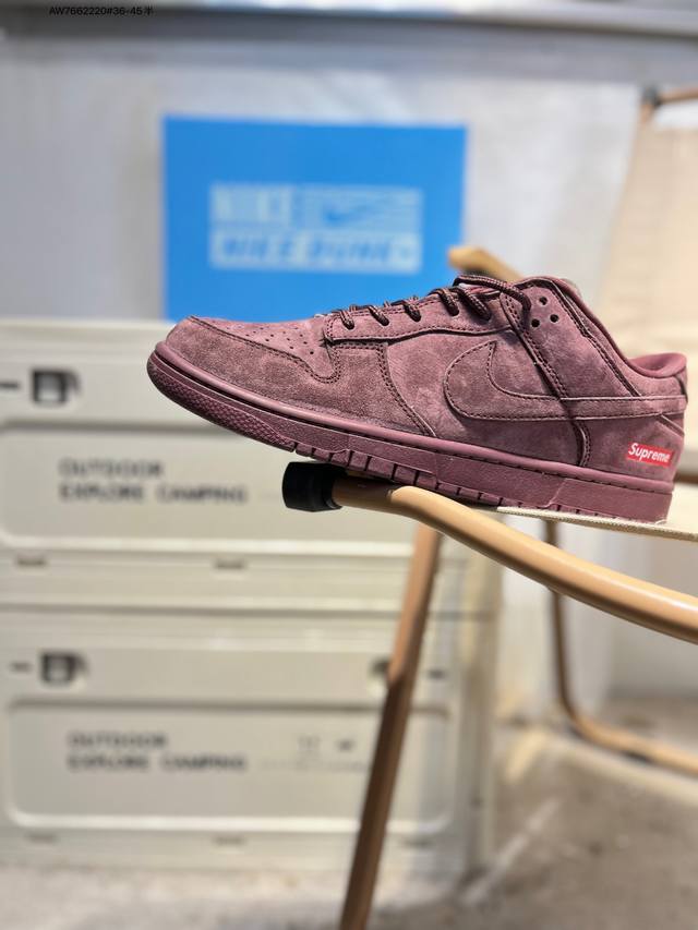 Supreme X Nike Sb Dunk Low 大厂出品 极力推荐 新配色 原装头层材料 独家版型蒸餾加工 帶來的是更好的视觉和脚感体验 大厂纯原品质出货
